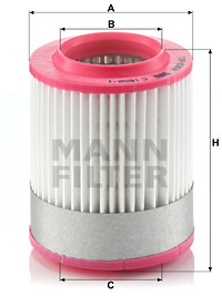 Ilmansuodatin MANN-FILTER C 1652/1