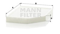 Raitisilmasuodatin MANN-FILTER CU 2450