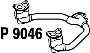 Pakoputki, Edessä, SUBARU LEGACY II, LEGACY Kombi II, 44101-AC010