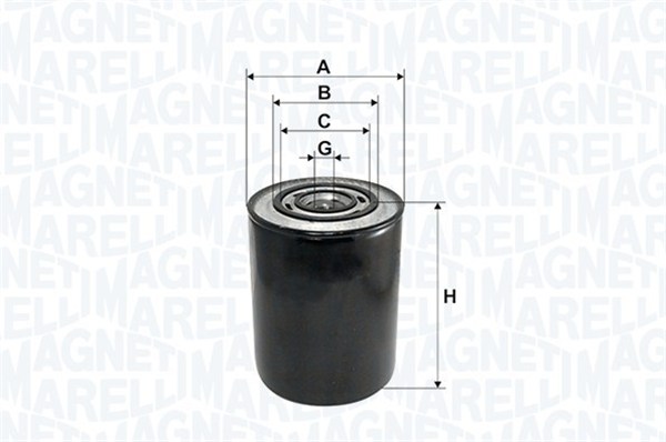 Öljynsuodatin MAGNETI MARELLI 153071760101