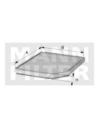 Raitisilmasuodatin MANN-FILTER CU 30 007