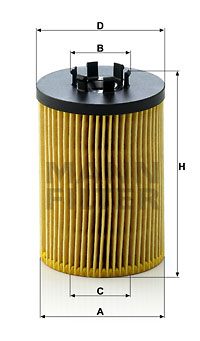 Öljynsuodatin MANN-FILTER HU 715/5 x
