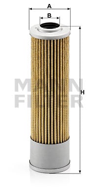 Suodatin, työhydrauliikka MANN-FILTER H 614/3