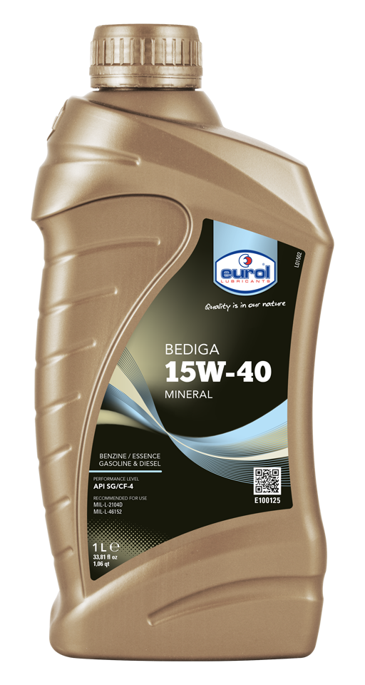 Moottoriöljy EUROL 15W40 BEDIGA 1L