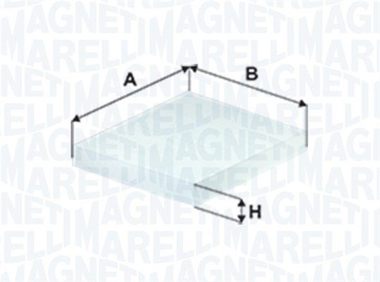 Raitisilmasuodatin MAGNETI MARELLI 350203061420