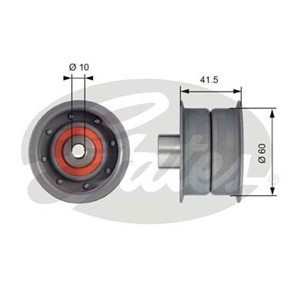 Ohjainrulla, hammashihna, NISSAN, 1307405E00, 13074-05E10, 13074-05E11