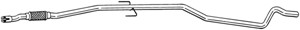 Pakoputki, Keskellä, OPEL CORSA D, CORSA D Skåp/halvkombi, VAUXHALL CORSA Mk III, CORSAVAN Mk III, 55702042, 5854364