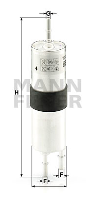 Polttoainesuodatin MANN-FILTER WK 515