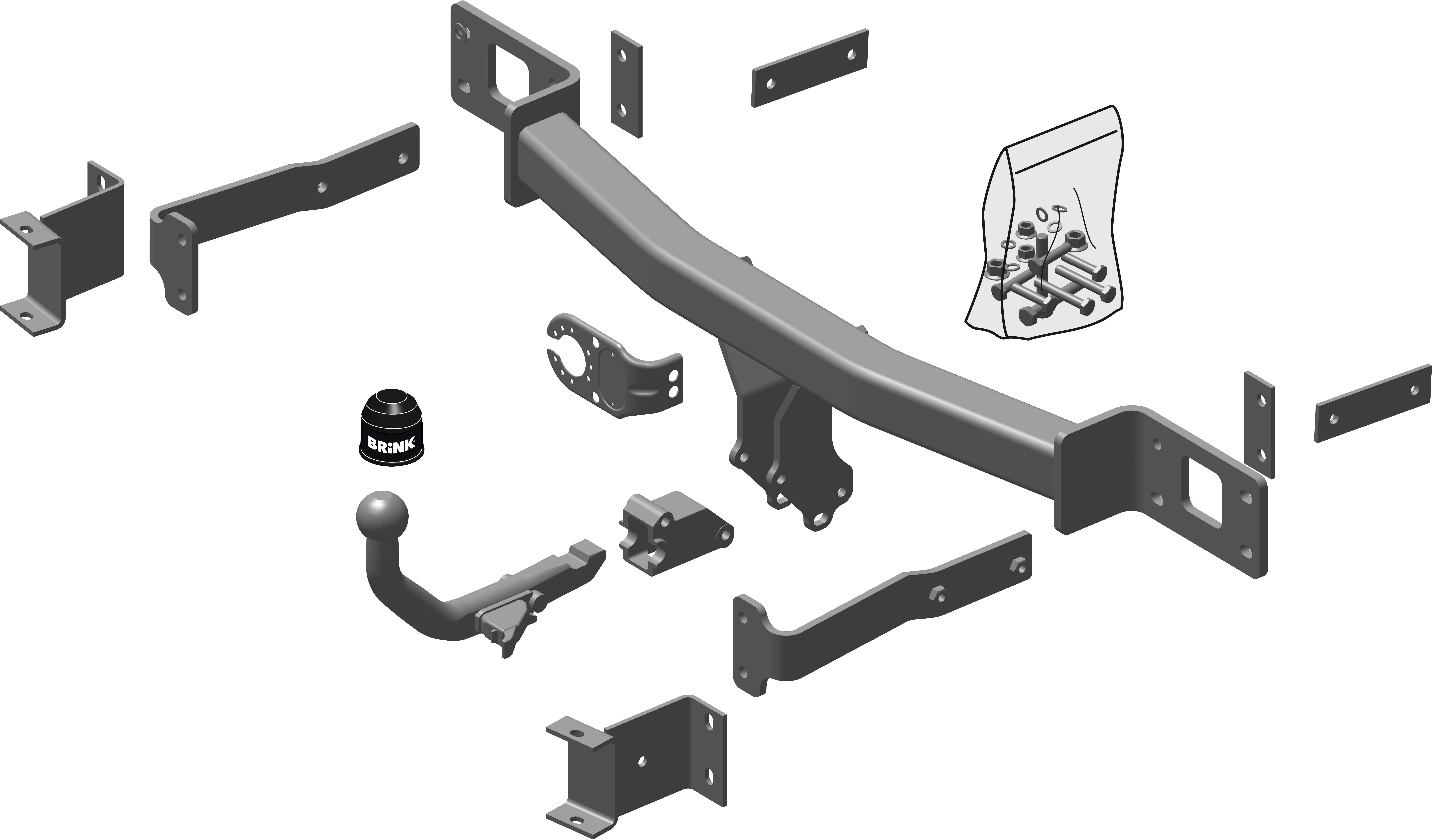 Vetokoukku BRINK 389300 MB E-Class W211