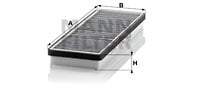 Raitisilmasuodatin MANN-FILTER CUK 3823