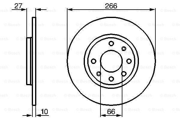 Jarrulevy BOSCH 0 986 478 090