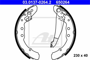 Jarrukenkäsarja, Taka-akseli, AUDI,SEAT,VW, 357 609 525 C, 357 609 526 C, 357 609 527 E, 357 609 528 E, 357 698 525 CV, 357 698 525 CX,