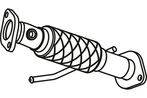 Pakoputki, Edessä, MERCEDES-BENZ, 9064901981