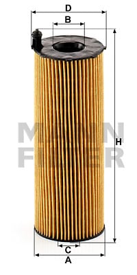 Öljynsuodatin MANN-FILTER HU 831 x