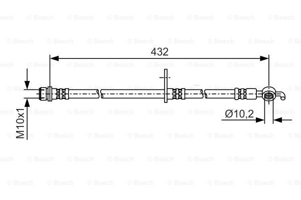 Jarruletku BOSCH 1 987 481 A58