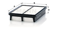 Ilmansuodatin MANN-FILTER C 25 019