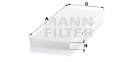 Raitisilmasuodatin MANN-FILTER CU 4151