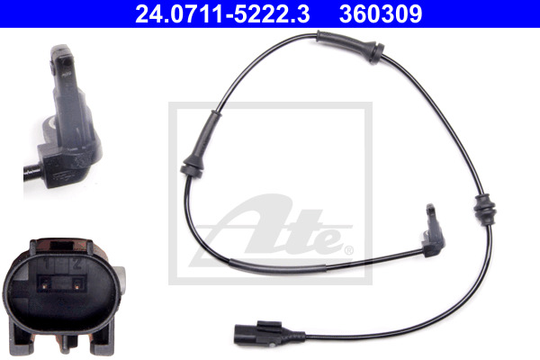 ABS-anturi ATE 24.0711-5222.3