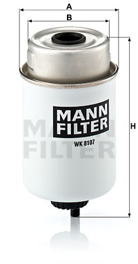 Polttoainesuodatin MANN-FILTER WK 8107