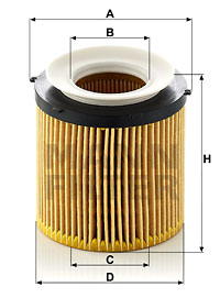 Öljynsuodatin MANN-FILTER HU 8002 y