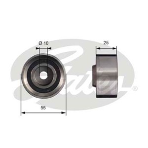 Ohjainrulla, hammashihna, HYUNDAI,KIA, 2481026010, 2481026020