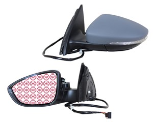 Taustapeili, Vasen, VW PASSAT, PASSAT ALLTRACK, PASSAT Variant, 3AA 857 507 9B9, 3C8 857 521, 3C8 857 537 GRU