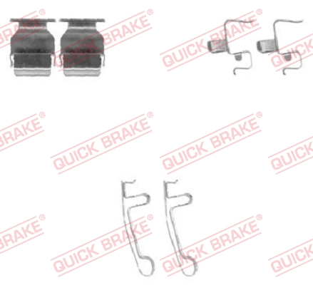 Tarvikesarja, jarrupala QUICK BRAKE 109-1604