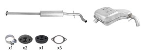 Pakoputki, VOLVO S80 I, 30652229, 30919995, 6842636, 8624765, 9179056, 9186408, 9492257, 9492332, 9979238