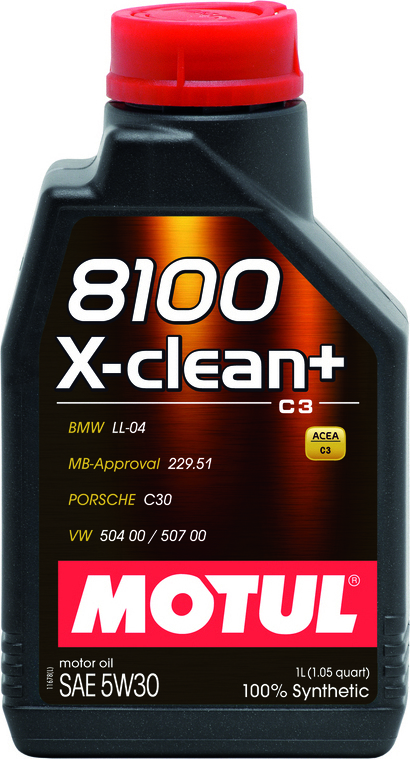 Moottoriöljy MOTUL 8100 X-CLEAN+ 5W30 1L
