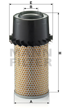 Ilmansuodatin MANN-FILTER C 15 250