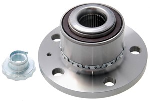 Pyörän napa, etuakseli molemminpuoleinen, AUDI,SEAT,SKODA,VW, 6C0407621, 6Q0407621AJ, 6Q0407621BR, 6R0407621A, 6R0407621E