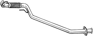 Pakoputki, Edessä, MERCEDES-BENZ VITO Buss [638], VITO Skåp [638], 6384901519, 6384903119