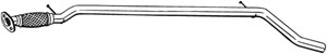 Pakoputki, Keskellä, FIAT PUNTO, PUNTO Skåp/halvkombi, 46798416, 51762580, 71765066