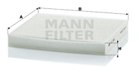 Raitisilmasuodatin MANN-FILTER CU 2362