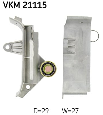 Ohjainrulla, hammashihna SKF VKM 21115