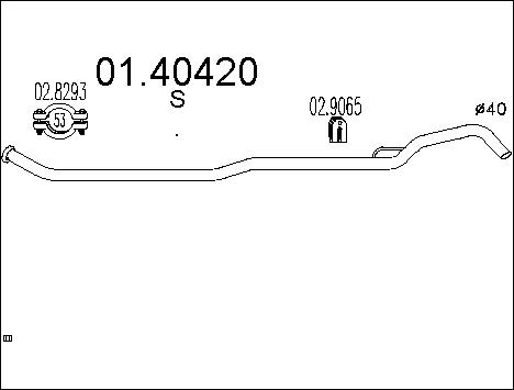Pakoputki MTS 01.40420