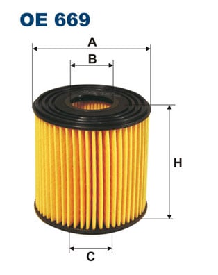 Öljynsuodatin FILTRON OE 669