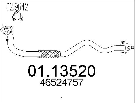 Pakoputki MTS 01.13520