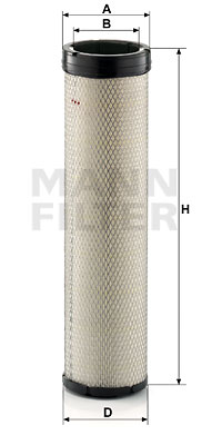 Toisioilmasuodatin MANN-FILTER CF 1570