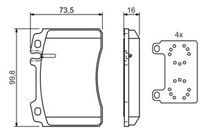 Jarrupalasarja, levyjarru, Etuakseli, MERCEDES-BENZ, 002 420 19 20, 002 420 37 20, A 002 420 19 20, A 002 420 37 20