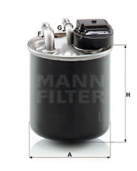 Polttoainesuodatin MANN-FILTER WK 820/20