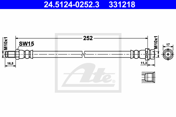 Jarruletku ATE 24.5124-0252.3