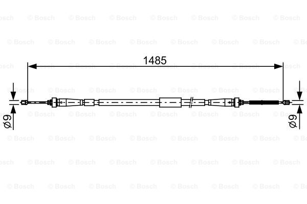Käsijarruvaijeri BOSCH 1 987 482 637