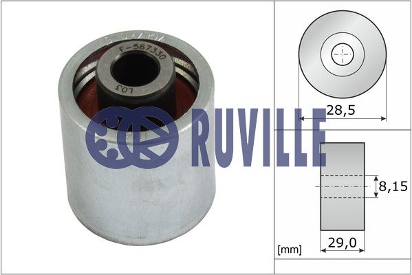 Ohjainrulla, hammashihna RUVILLE 55773