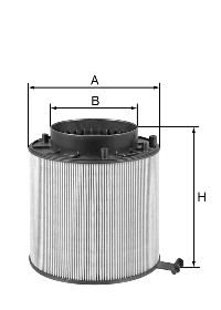 Ilmansuodatin, AUDI A4 B9 Avant, A5, A5 Sportback, 8W0 133 843 D