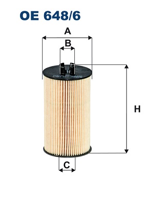 Öljynsuodatin FILTRON OE 648/6