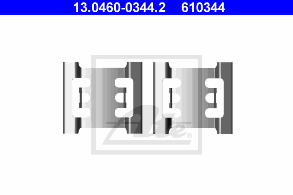 Tarvikesarja, jarrupala ATE 13.0460-0344.2
