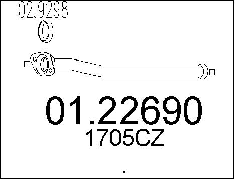 Pakoputki MTS 01.22690