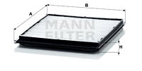 Raitisilmasuodatin MANN-FILTER CU 2516