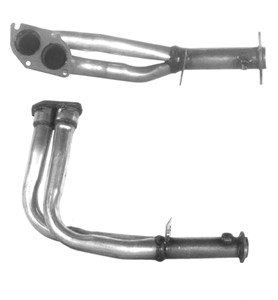 Pakoputki, Edessä, OPEL ASTRA F, ASTRA F Halvkombi, ASTRA F Kombi, CALIBRA A, VAUXHALL ASTRA Mk III, CALIBRA